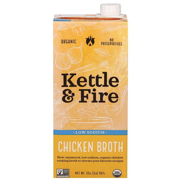 Save on Kettle & Fire Chicken Bone Broth Low Sodium Order Online