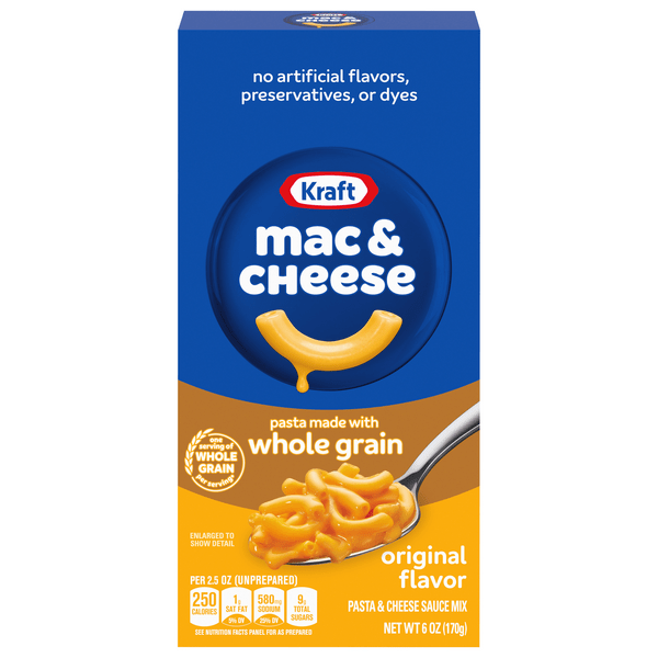 Save on Kraft Macaroni & Cheese Dinner Original Flavor Whole Grain