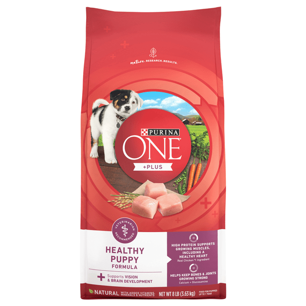 Save on Purina ONE +Plus Healthy Puppy Formula Dry Dog Food Order