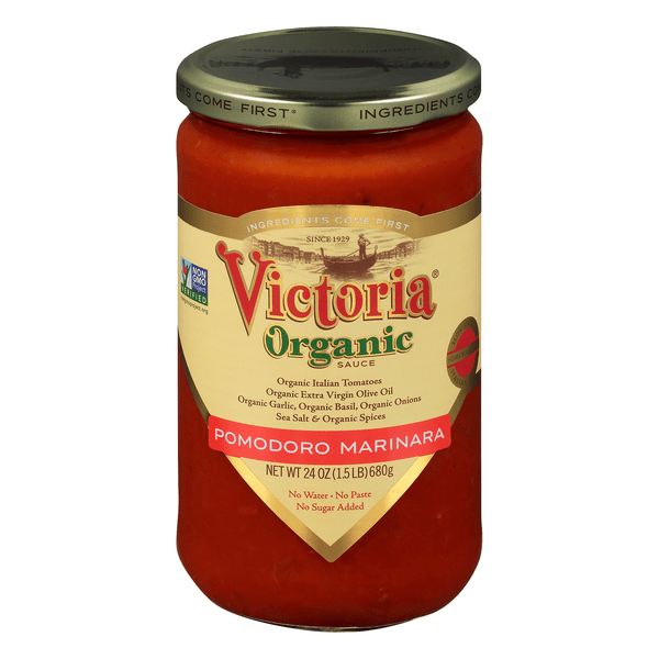 Save on Victoria Pasta Sauce Pomodoro Marinara Organic Order Online