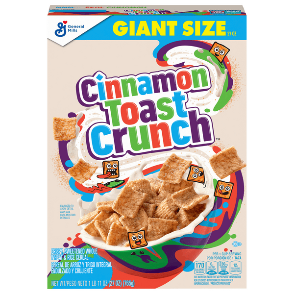 Save on General Mills Cinnamon Toast Crunch Cereal Giant Size Order