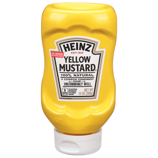 Heinz Yellow Mustard Label