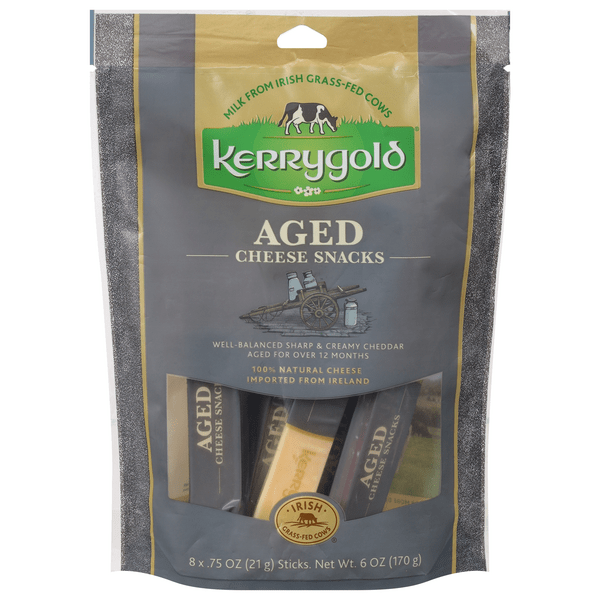 Save on Kerrygold Aged Cheddar Cheese Sticks 8 ct Order Online