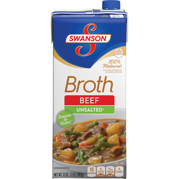 Save on Swanson Beef Broth Unsalted 100 Natural Order Online Delivery