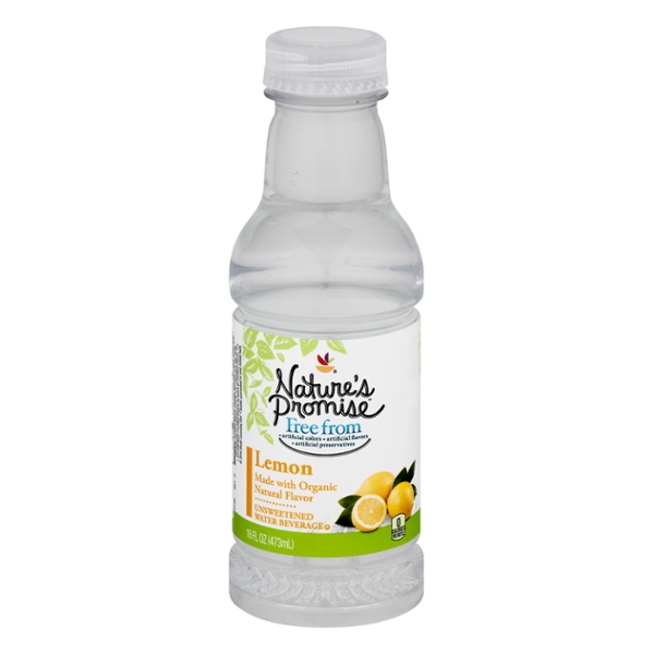 Save on Nature's Promise Flavored Water Beverage Lemon Unsweetened