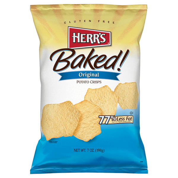 Save on Herr's Baked! Potato Crisps Original Gluten Free Order Online