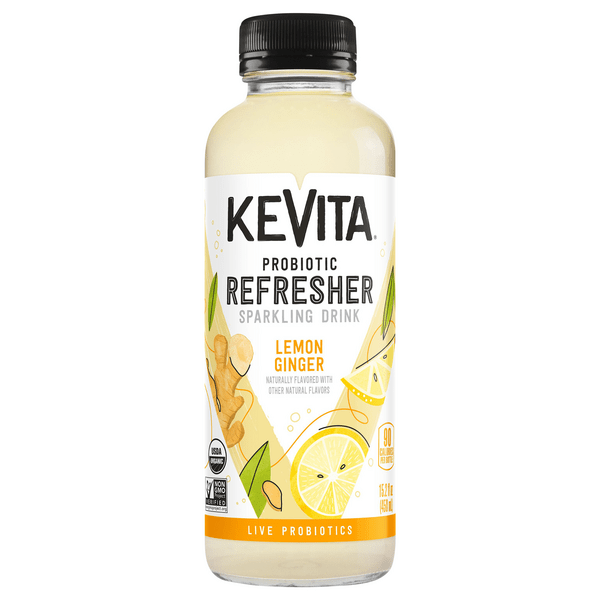 Save on KeVita Probiotic Refresher Lemon Ginger Sparkling Drink Organic