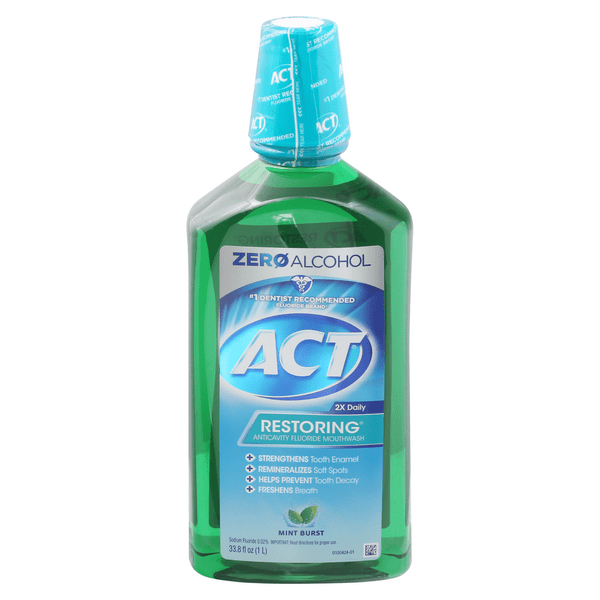 Save on ACT Restoring Mouthwash Mint Burst Order Online Delivery GIANT
