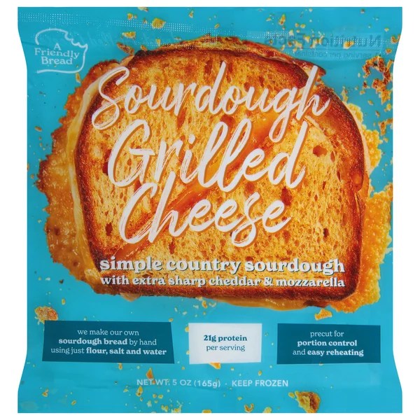 Save on A Friendly Bread Sourdough Grilled Cheese Extra Sharp Cheddar