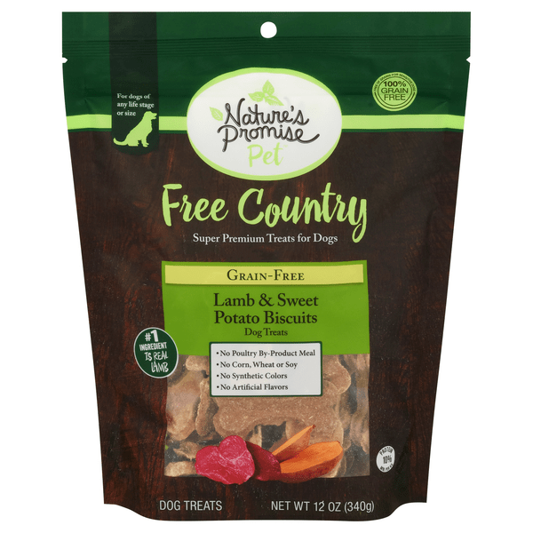 Save on Nature's Promise Grain Free Dog Treats Lamb & Sweet Potato