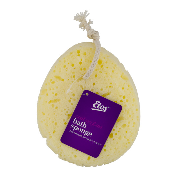 Save on Etos Bath Sponge Oval Sea Foam Order Online Delivery Stop & Shop