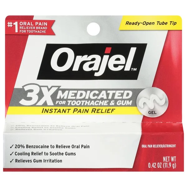 Save on Orajel Oral Instant Pain Reliever Maximum Strength Gel Order Online Delivery MARTIN'S