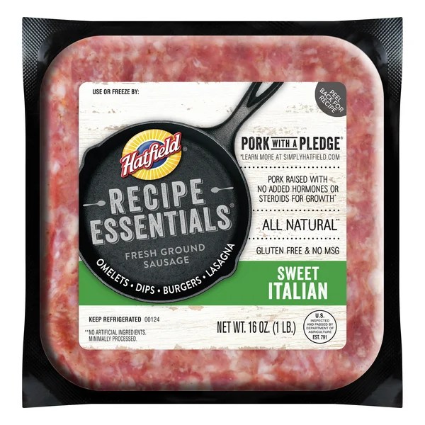 Save on Hatfield Recipe Essentials Ground Italian Sausage Sweet Gluten Free Fresh Order Online