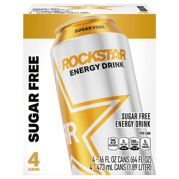 Save on ROCKSTAR Energy Drink Sugar Free 4 pk Order Online Delivery