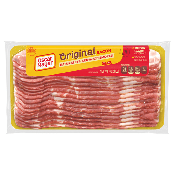 Save on Oscar Mayer Naturally Hardwood Smoked Bacon Order Online