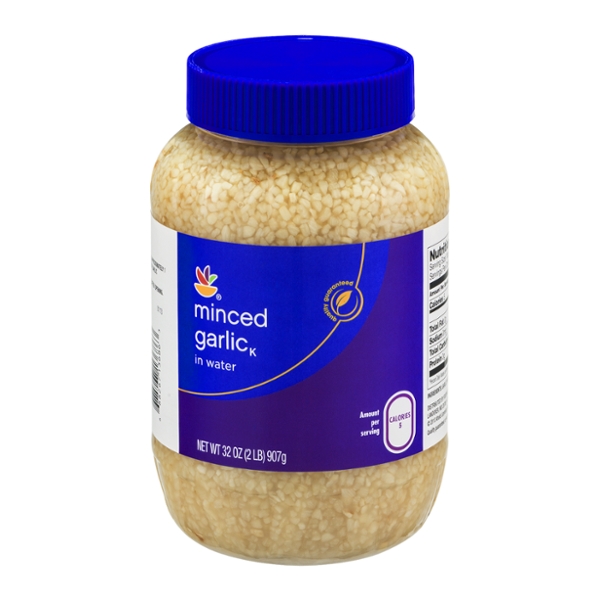 Save on Our Brand Garlic Minced in Water Order Online Delivery MARTIN'S