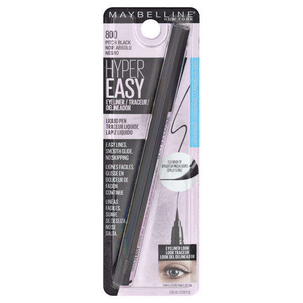 Save on Maybelline Hyper Easy Liquid Eyeliner Pen Pitch Black 800 Order