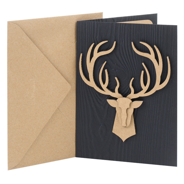 Save on Hallmark Signature Birthday Greeting Card (Deer Head) Order