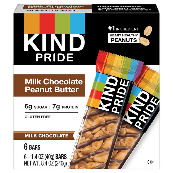Save on KIND Bars Milk Chocolate Peanut Butter Gluten Free 6 ct Order