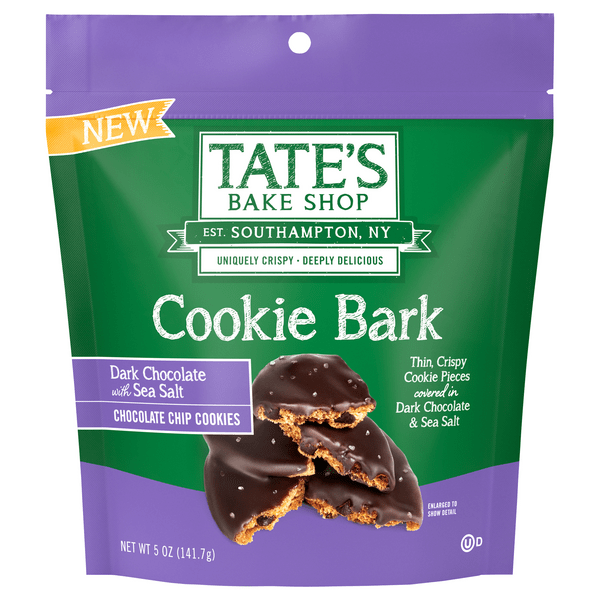 Save on Tate's Bake Shop Cookie Bark Dark Chocolate with Sea Salt Order
