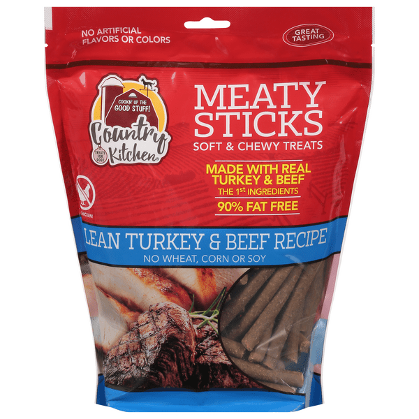 Save on Country Kitchen Meaty Sticks Lean Turkey & Beef Soft & Chewy