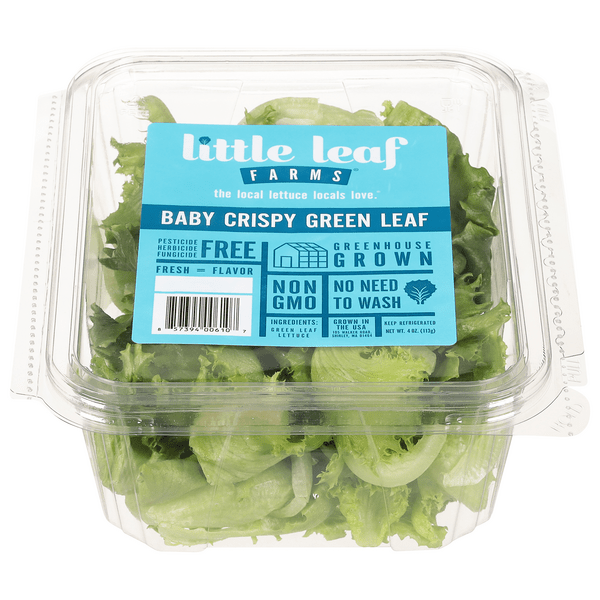 Save on Little Leaf Farms Baby Crispy Green Leaf Lettuce Order Online