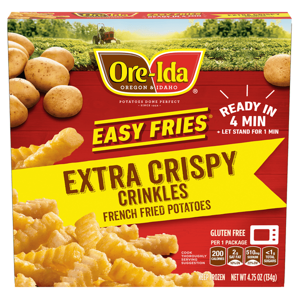 Save on OreIda Easy Fries Extra Crispy Crinkles French Fried Potatoes