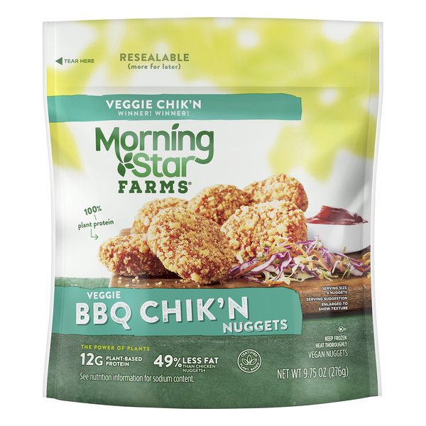 Save on MorningStar Farms Veggie BBQ Chik'N Nuggets Vegan Order Online
