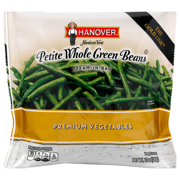 Save on Hanover The Gold Line Premium Green Beans Whole Petite Order