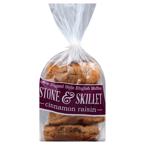 Save on Stone & Skillet New England Style English Muffins Cinnamon