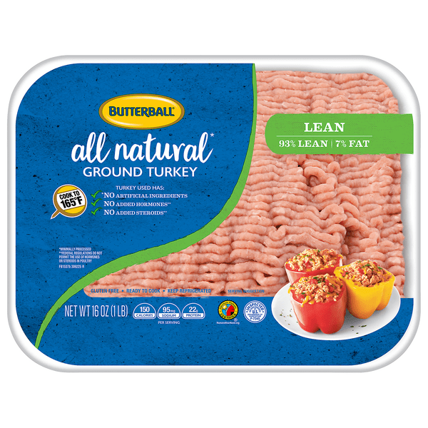 Save on Butterball Ground Turkey 93 Lean All Natural Order Online