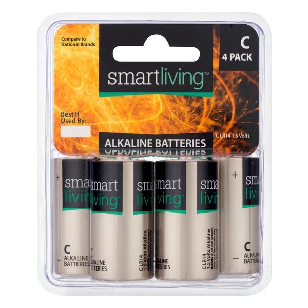 Save on Smart Living Alkaline Batteries Size C Order Online Delivery