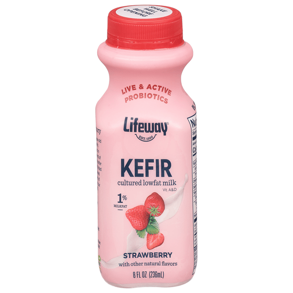 Save on Lifeway Kefir Probiotic Cultured Low Fat Milk 1 Milkfat