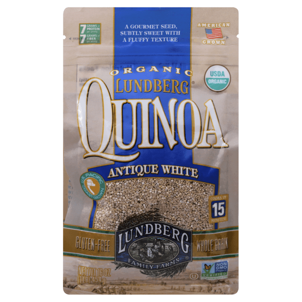 Save on Lundberg Organic Quinoa Antique White Gluten Free Whole Grain