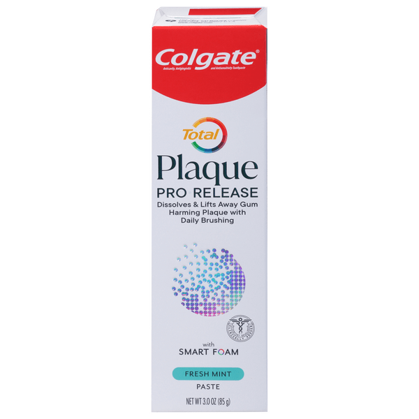 Save on Colgate Total Plaque Pro Release Toothpaste with Smart Foam