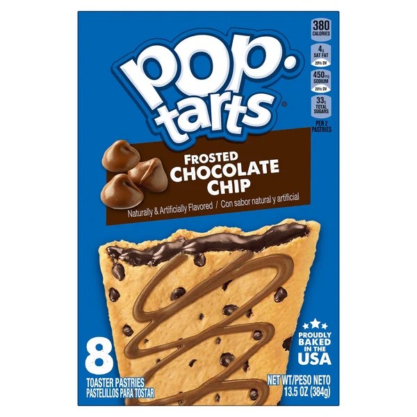 Save on PopTarts Toaster Pastries Frosted Chocolate Chip 8 ct Order