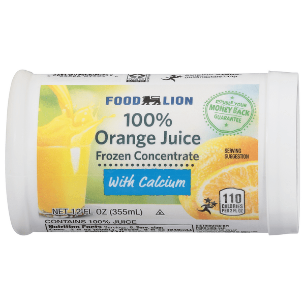 Save on Food Lion 100 Orange Juice with Calcium Concentrate Frozen