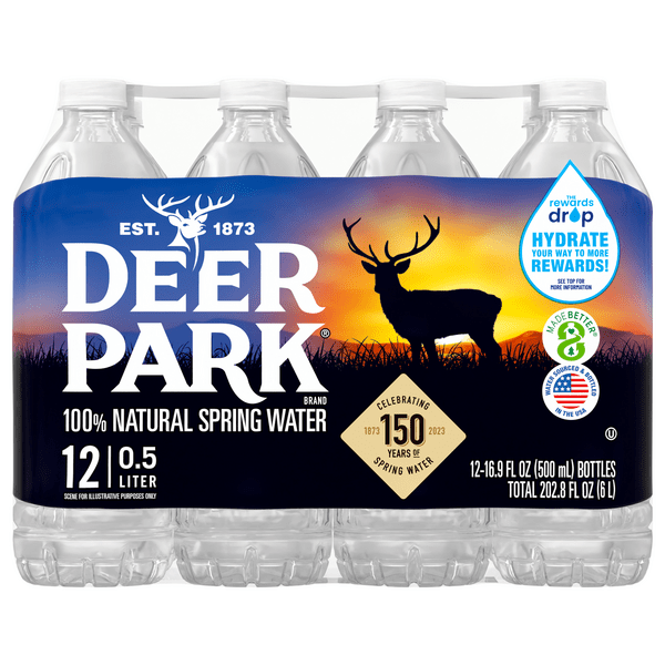 Save on Deer Park 100 Natural Spring Water 12 pk Order Online Delivery MARTIN'S