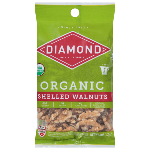 Save on Diamond Walnuts Shelled Organic Order Online Delivery Stop & Shop