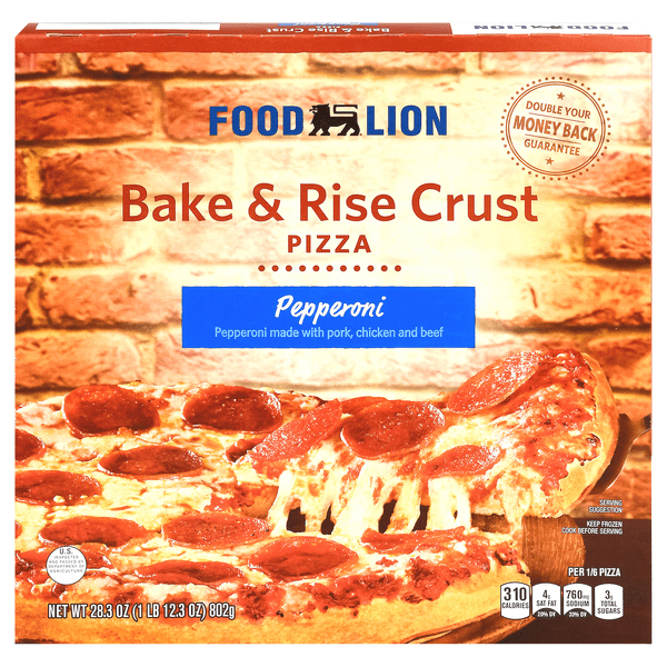 Save on Food Lion Bake & Rise Pizza Crust Pepperoni Order Online