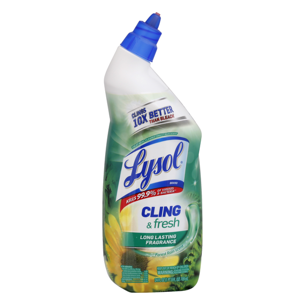 Save on Lysol Cling & Fresh Forest Rain Scent Toilet Bowl Cleaner Order
