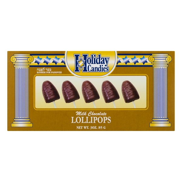 Save on Holiday Candies Milk Chocolate Lollipops Kosher for Passover Order Online Delivery