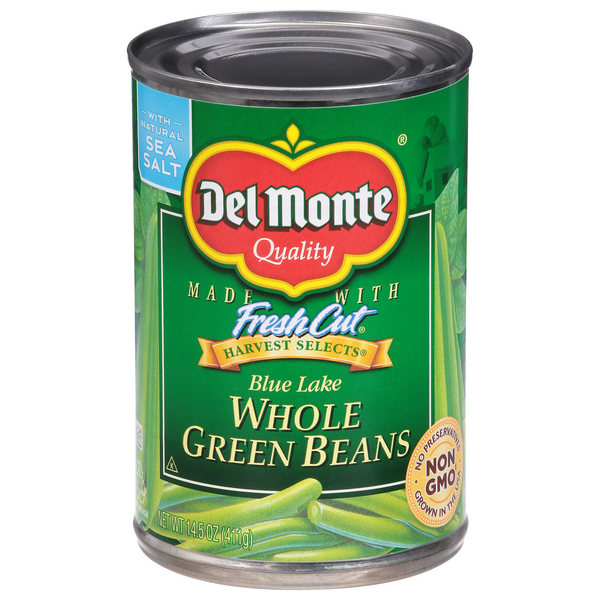Save on Del Monte Fresh Cut Harvest Selects Green Beans Whole Order