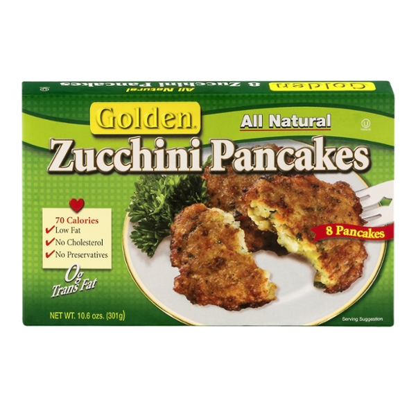 Save on Golden Zucchini Pancakes All Natural 8 ct Frozen Order Online