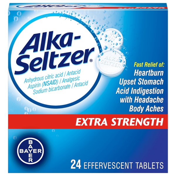 Save on AlkaSeltzer Antacid Extra Strength Effervescent Tablets Order