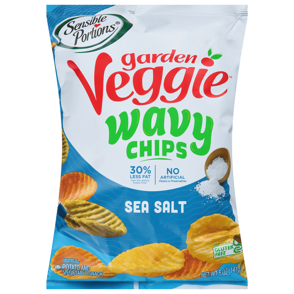 Save on Sensible Portions Garden Veggie Wavy Chips Sea Salt Gluten Free