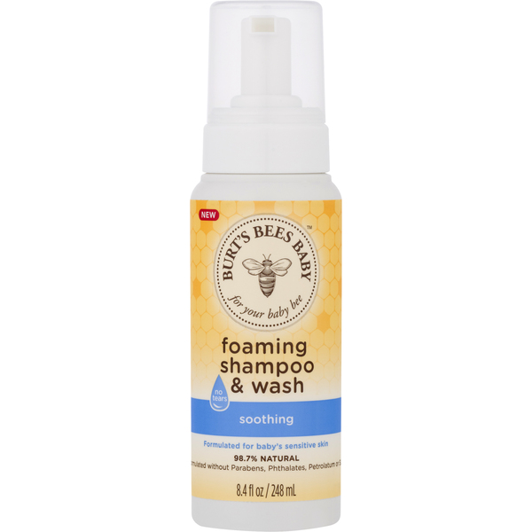 Save on Burt's Bees Shampoo & Wash Foaming Soothing Order Online