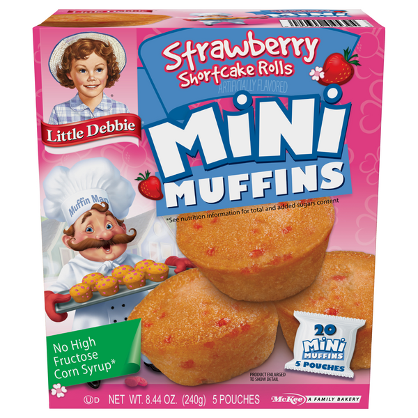 Save on Little Debbie Mini Muffins Strawberry Shortcake Rolls Order