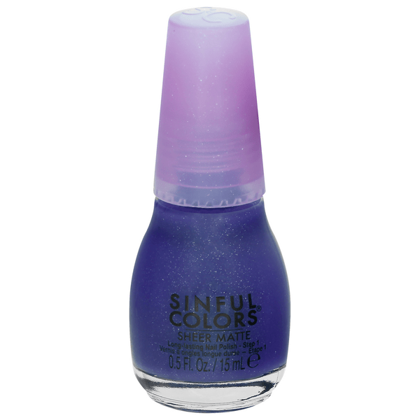 Save on SinfulColors Sheer Matte Nail Polish Veiled in Violet 2752