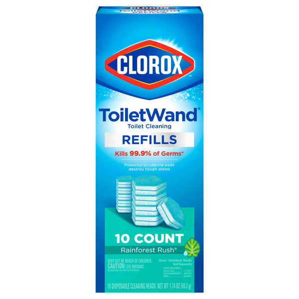 Save on Clorox ToiletWand Rainforest Rush Toilet Bowl Cleaner Refills
